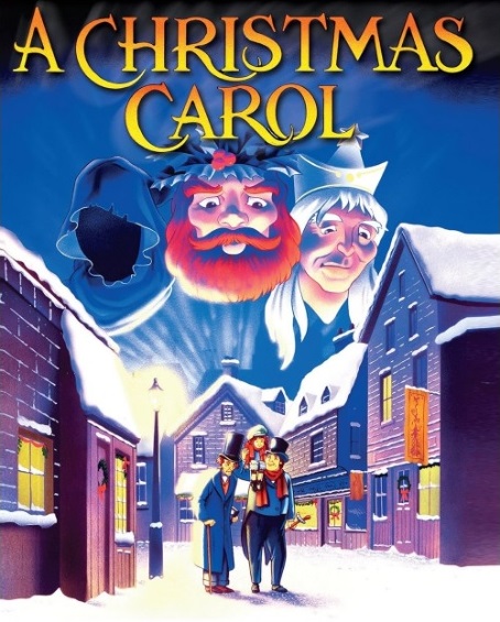 Poster from the famous 'A Christmas Carol" by Charles Dickens